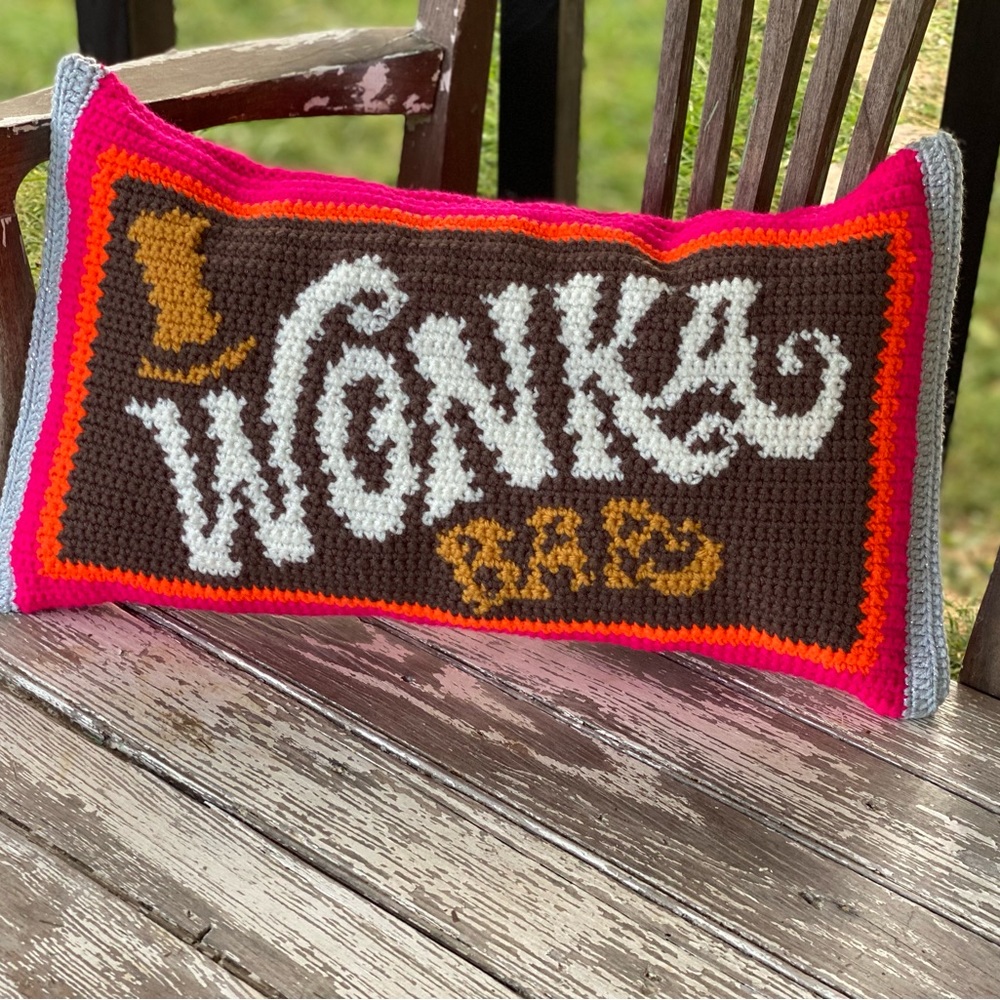 Wonka Bar Pillow